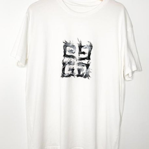 GIVENCHY 4G FLAME T-SHIRT SZ S - Picture 2 of 4